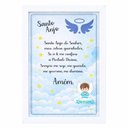 Ver imagem 6 de Quadro Santo Anjo do Senhor Menino Azul: Proteção Divina!:Branca