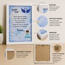 Ver imagem 4 de Quadro Santo Anjo do Senhor Menino Azul: Proteção Divina!:Branca