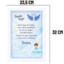 Ver mais imagens de Quadro Santo Anjo do Senhor Menino Azul: Proteção Divina!:Branca