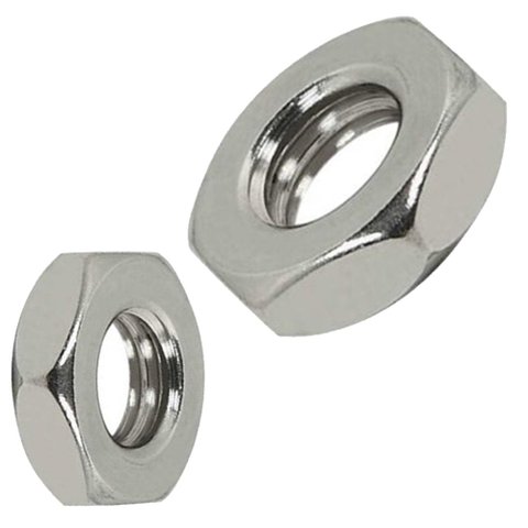 Porca Sextavada 3/16 Ansi B (baixa) Unc Zinco Branco - 1000un