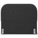 Ver imagem 5 de Cabeceira Cama Box Queen Estofada Orgânica 160cm Alice W01 Suede Preto - Lyam Decor