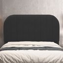 Ver imagem 2 de Cabeceira Cama Box Queen Estofada Orgânica 160cm Alice W01 Suede Preto - Lyam Decor