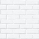 Ver imagem 1 de Papel De Parede Autocolante Adesivo Tijolo Branco Tijolinho