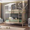 Ver imagem 1 de Beliche Teen Play com Telhado Casinha Casatema MadeiraOriginals