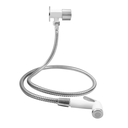 Ver imagem 2 de Ducha Higiênica Kit Premium Abs Branca Acionamento ¼ Volta:branco