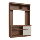 Ver imagem 2 de Estante para TV e Home Theater até 49 Polegadas 120,1 x 180cm 1 Porta Marrom