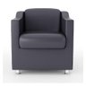 Poltrona Tilla para Sala de Espera Balaqui Decor Cinza - 1