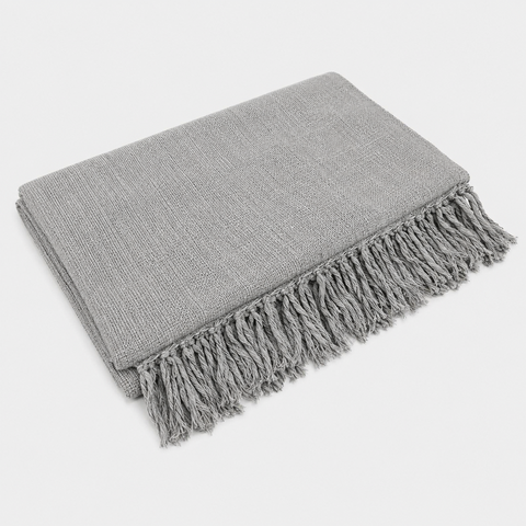Manta para Sofá Tipo Manta Capa de Sofá 2,40 x 1,80:Cinza Neblina