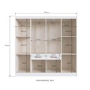 Ver imagem 4 de Guarda Roupa Casal 8 Portas 2 Gavetas 2 Basculante Catalunha