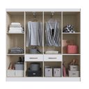 Ver imagem 2 de Guarda Roupa Casal 8 Portas 2 Gavetas 2 Basculante Catalunha