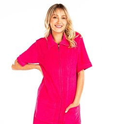 Roupão em Atoalhado Vairelli Super Confortável Brigite Cor Brigite Magenta Tamanho M - 2