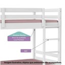 Ver imagem 3 de Treliche Teen Play com Grade de Proteção Madeira Maciça Casatema MadeiraOriginals