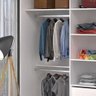 Guarda-roupa Casal 3 Portas de Correr com 1 Espelho 100% Mdf 1903e1 Branco - Foscarini - 5