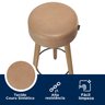 Kit 2 Banquetas Couro Sintético e Madeira Maciça Londres  - 7