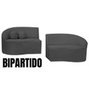 Ver imagem 7 de Sofá Orgânico Palermo 4 Lugares 210cm + Puff Bouclê - Sofa Store:bouclê Cinza Chumbo
