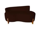Ver imagem 4 de Namoradeira Lounge Bouclé com 2 Almofadas 150 Cm ? Design Moderno e Confortável