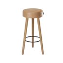 Ver imagem 1 de Banqueta Couro Sintético e Madeira Maciça Londres