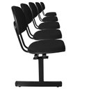 Ver imagem 7 de Cadeira Escritório Longarina 5 Lugares Estofada Ecoflex