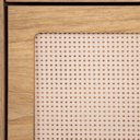 Ver imagem 7 de Cômoda Square para Quarto Grande 6 Gavetas Pés de Metal 138cm Telinha Rattan Tauari Casavee