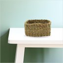 Ver mais imagens de Cesto Quadrado Aimoré de Seagrass Médio 22cm X 22cm X 10cm Jolitex U2.0359011.l1057