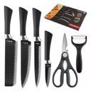 Ver imagem 1 de Kit 6 Facas Linha Chefe em Aço Inox Clink Cor Preto Evdrtverh