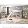 Beliche Montessoriana Garden com Escorrega e Grade X Dupla Casatema MadeiraOriginals - 8