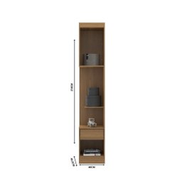 Roupeiro Modulado Selene de Canto 12 Portas 7 Gavetas 1 Aereo - 11