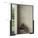 Ver imagem 3 de Espelheira para banheiro 70cm Multimóveis CR10110 Carbono