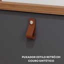 Ver imagem 7 de Gabinete Suspenso com Cuba 60cm Poli Espresso Móveis Cinza/Titanium