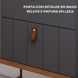 Gabinete Suspenso com Cuba 60cm Poli Espresso Móveis - 6