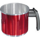 Ver imagem 1 de Caneco Leiteira Alumínio Vermelho N°16 3,0 Litros