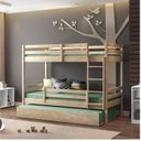 Ver imagem 2 de Treliche Teen Play com Grades de Proteção Casatema MadeiraOriginals