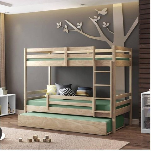 Treliche Teen Play com Grades de Proteção Casatema MadeiraOriginals