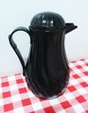 Ver imagem 2 de Garrafa Térmica Nova Preta Plástico Vintage Café Bulé Chá 1l