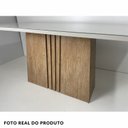 Ver mais imagens de Conjunto Sala de Jantar 6 Cadeiras Tampo de Vidro Geórgia Marrom Inovata