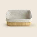 Ver imagem 2 de Cesto Nature Retangular Bambu 20x12cm - A\casa