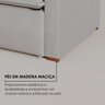 Sofá Cama Retrátil em Madeira Eucalipto e Linho 210cm Uruguai - 10