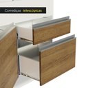 Ver imagem 7 de Balcão de Pia Armário de Cozinha 150 Cm 2 Portas e 2 Gavetas (sem Tampo e Pia) Branco/rustic Glamy M
