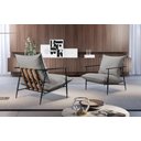 Ver imagem 3 de Poltrona Agatha Luxo Metal Industrial Castellar Móbile