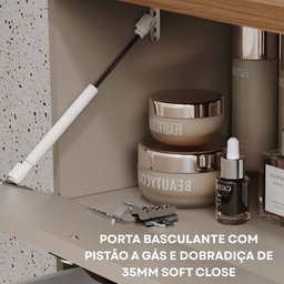 Gabinete Suspenso com Cuba 60cm Poli Espresso Móveis - 4