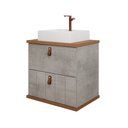 Ver imagem 2 de Gabinete Suspenso com Cuba 60cm Poli Espresso Móveis