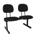 Ver imagem 7 de Kit 2 Cadeiras Escritório Longarinas de 2 Lugares Ecoflex