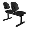 Kit 2 Cadeiras Escritório Longarinas de 2 Lugares Ecoflex - 2