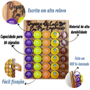 Ver imagem 4 de Porta Cápsulas Café 30x40 Dolce Gusto - Nogueira - Depois do Café 30 Cápsulas
