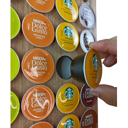 Porta Cápsulas Café 30x40 Dolce Gusto - Nogueira - Depois do Café 30 Cápsulas - 3