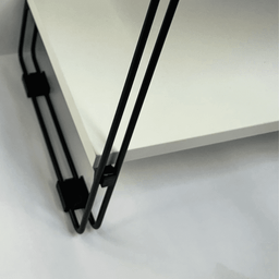 Nicho Prateleira 25 Cm X 90 Cm - Super Luxo C/ Suporte Preto. - 4