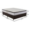 Cama Box Herval Casal Edimburgo, Molas Maxspring, 64 x 138 x 188 cm - 4