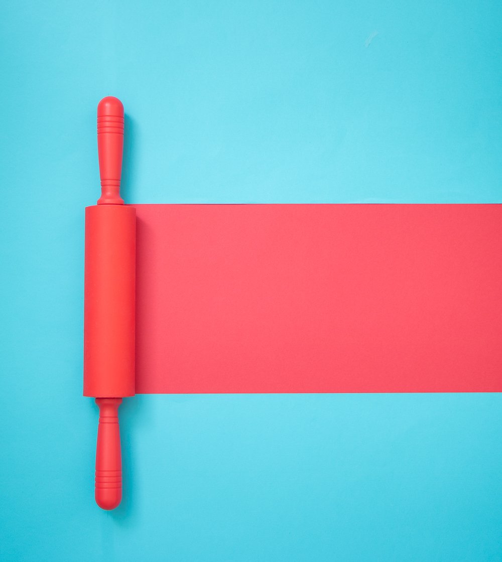 Rolo de Massas de Silicone (Vermelho) - 2