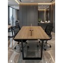 Ver imagem 2 de Plataforma 2 Lugares Castanho Tannat Pé de Aço 15mm