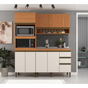 Ver imagem 4 de Cozinha Cecilia 3 Peças, com Aéreo Ripado.